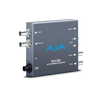 【中古】Aja ROI-SDI 3G-SDI - HDMI/3G-SDI 走査変換器 ROIスケーリング