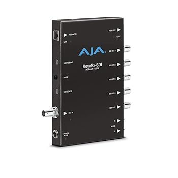 【中古】AJA RovoRx-SDI UltraHD エクステンダー 受信システム - 6G/3G-SDIとHDMI PoH/Genlock