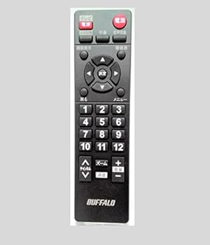 【中古】BUFFALO テレビ用地デジチューナー DTV-H300用リモコン