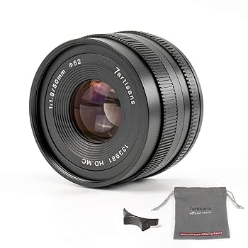 【中古】7artisans 50mm F1.8 APS-C 手動固定レンズ Sony Eマウントミラーレスカメラ用 Sony A6500 A6300 A6000 A5100 A5000 NEX-3 NEX-3N NEX-3R NEX-C3
