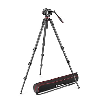 【中古】504X映像媒体雲台+536炭素三脚