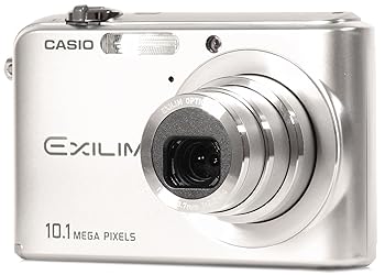 【中古】CASIO デジタル写真機 EXILIM ZOOM EX-Z1000 しろがね色