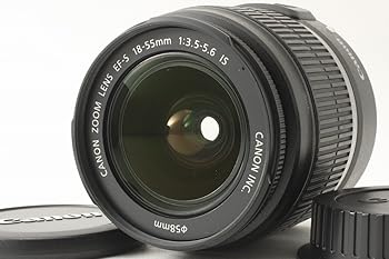 【中古】Canon 標準ズームレンズ EF-S18-55mm F3.5-5.6 IS APS-C対応