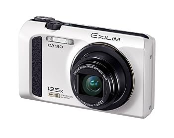 【中古】【39shop】CASIO★デジタルカメラ EXILIM 1210万画素 光学ズーム12.5倍 EX-ZR100WE(良い)|ドリエム店