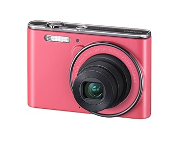 【中古】CASIO デジタル写真機 EXILIM 1610万絵素 5倍 サクラ色 EX-JE10PK