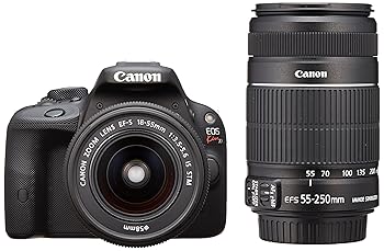 【中古】Canon デジタル一眼レフカメラ EOS Kiss X7 ダブルズームキット EF-S18-55ｍｍ/EF-S55-250ｍｍ KISSX7-WKIT