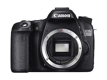 【中古】Canon デジタル一眼二眼レフ写真機 EOS70D 上半身 黒いこと EOS70D