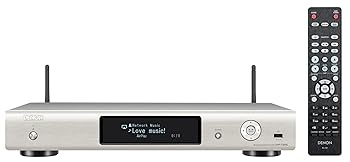 【中古】Denon 網状組織オーディオ楽器演奏者 ハイレゾ音源相応う 割り増し金しろがね色 DNP-730RE-SP