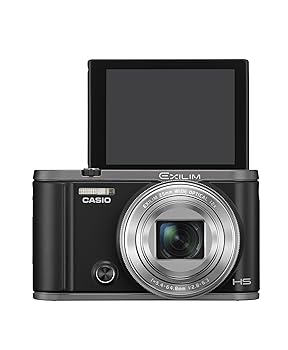 【中古】【39shop】CASIO★デジタルカメラ EXILIM EX-ZR3100BK 自分撮りチルト液晶 スマホへ自動送信 ブラック（非常に良い）｜ドリエム店