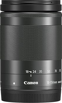 【中古】【39shop】Canon★望遠ズームレンズ EF-M18-150mm F3.5-6.3 IS STM ミラーレス専用 グラファイト EF-M18-150ISSTM（良い）｜ドリエム店