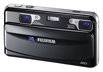 【中古】【39shop】FUJIFILM★3Dカメラ FinePix REAL ブラック F FX-3D W1(良い)|ドリエム店