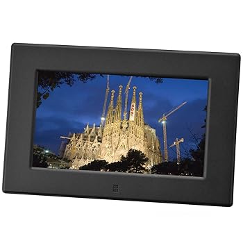 【中古】GREEN HOUSE デジタルフォトフレーム 7インチ 解像度800×480 ブラック GHV-DF7DK