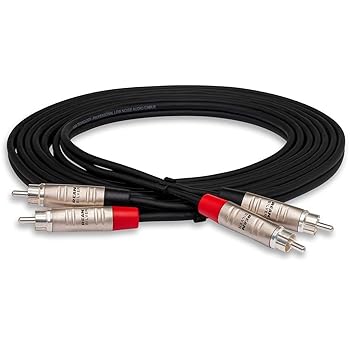 【中古】Hosa HRR-050X2 15m 両側RCAピン×2 オーディオケーブル