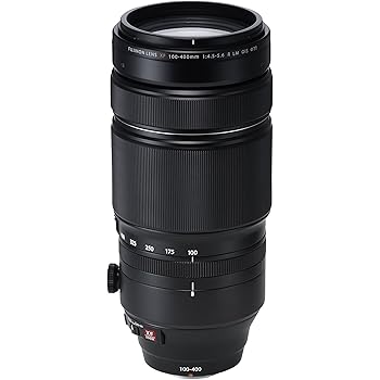 【中古】富士フイルムFUJIFILM X 取り替えっこ水晶体 フジノン 望遠レンズ 超望遠 100-400粍 手ブレ手を加える 防塵防滴耐低温 直線的原動機静音 絞り輪っか F XF100-400M