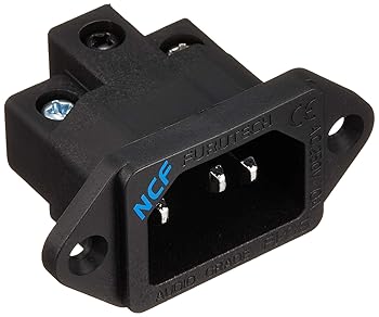 【中古】FURUTECH ADL NCFつづき物 IECインレット ロジウムメッキ取り計らう FI06NCF-R