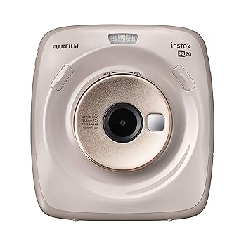 【中古】【39shop】富士フイルムFUJIFILM★ハイブリッドインスタントカメラ instax SQUARE SQ20 ベージュ119mmX127mmX50mm突起部除く INS SQ 20 BEIGE(良い)|ドリエム店
