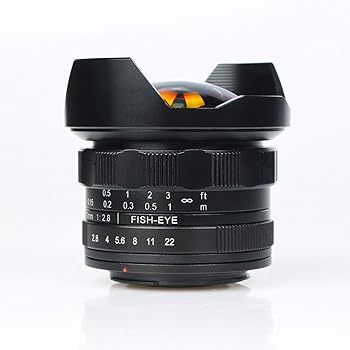 【中古】HUABAN 7.5mm F2.8 180°超広角マニュアルプライム魚眼レンズ EマウントAPS-Cミラーレスカメラ A33 A35 A37 A55 A57 A58 A65 A68 A3000 A3500 A5