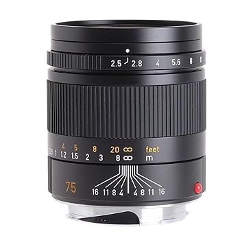 【中古】【39shop】Leica★SUMMARIT-M 75mm f/2.5 E46 超コンパクト ショート望遠レンズ(非常に良い)|ドリエム店