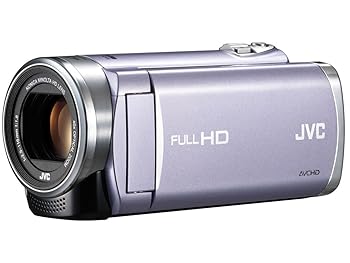 【中古】JVCKENWOOD JVC ビデオカメラ EVERIO GZ-E225 内蔵メモリー 8GB バイオレット GZ-E225-V
