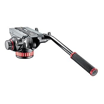 【中古】【39shop】Manfrotto★2WAY雲台 プロフルードビデオ雲台 フラットベース アルミニウム製 MVH502AH（良い）｜ドリエム店