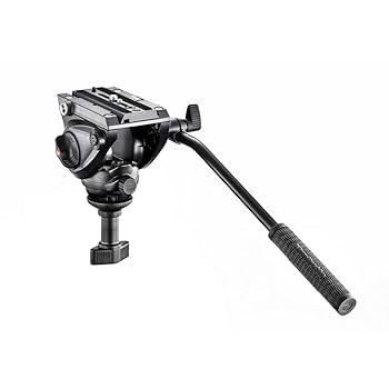 【中古】Manfrotto プロフルード ビデオ雲台 60mm ハーフボール MVH500A