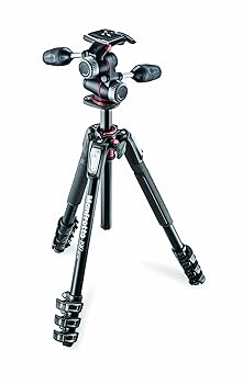 【中古】【39shop】マンフロットManfrotto★プロ三脚 190シリーズ アルミ 4段 + RC2付3Way雲台キット MK190XPRO4-3W(非常に良い)|ドリエム店