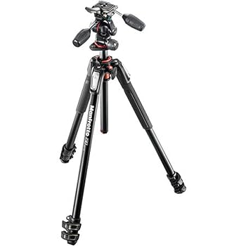【中古】Manfrotto 190XPRO 3一部分 軽銀三脚 XPRO 3通い路食麺麭/チルトヘッド