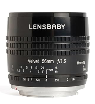 【中古】Lensbaby LB-V56BMベルベット56」レンズ マイクロフォーサーズカメラ用