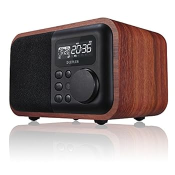 【中古】LEPLUS Bluetoothワイヤレススピーカーウォールナットウッド Classica LP-SPBT02WN