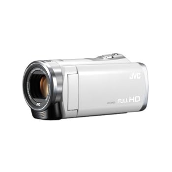 【中古】【39shop】JVCKENWOOD★JVC ビデオカメラ EVERIO 内蔵メモリー8GB ホワイト GZ-E333-W（非常に良い）｜ドリエム店
