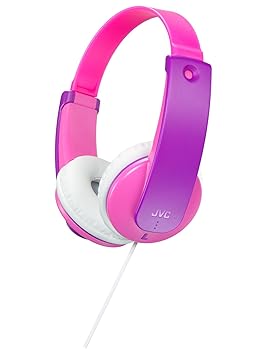 【中古】JVCケンウッド JVC 密閉型ヘッドホン キッズ向け ピンク HA-KS2-P
