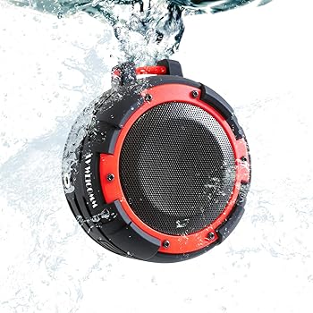 【中古】KYOHAYA Bluetooth 金棒引き アウトドア 雨合羽 IPX8 風呂 吸盤 重低音部 大音の大きさ 車 小型 パウダーコンパクト 携帯型 マイクロホン 5W最終生産物 カラビナ 吸盤マウ