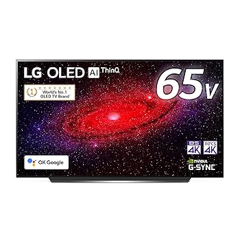 【中古】LG 65型 4Kラジオ受信機内蔵 有機EL テレビ受像機 OLED 65CXPJA Alexa 積み上げる 2020 年真似形