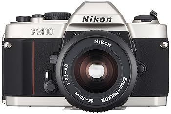 【中古】Nikon 一眼二眼レフ写真機 FM10 判定基準仕掛けるFM10上半身・Aiズームニッコール35-70mmF3.5-4.8S・カメラケース・ストラップ付