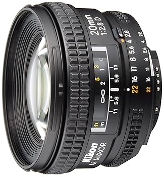 【中古】Nikon 単興味の中心水晶体 Ai AF Nikkor 20粍 f/2.8D フルサイズ相応う