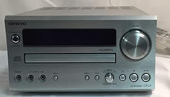 【中古】ONKYO CD/FMチューナーアンプ 60W+60W CR-D1S /シルバー