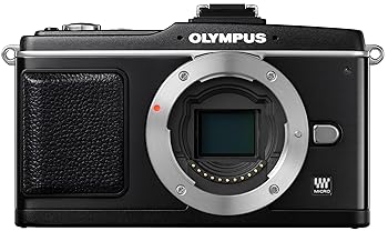 【中古】OLYMPUS ミラーレス一眼 PEN E-P2 ボディ ブラック E-P2BODY-BLK