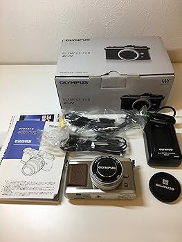 【中古】OLYMPUS ミラーレス一眼 PEN E-P2 パンケーキキット シルバー E-P2PKIT-SLV