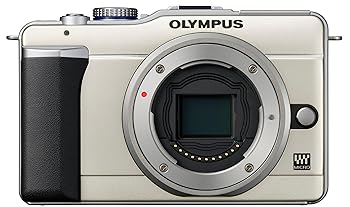 【中古】【39shop】OLYMPUS★ミラーレス一眼 PEN E-PL1ボディ シャンパンゴールド E-PL1 BODY GLD（良い）｜ドリエム店