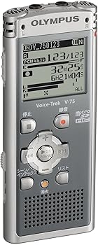 【中古】OLYMPUS 集積回路リコーダー Voice-Trek 4GB 直線的PCM相応う GRY 薄墨色 V-75