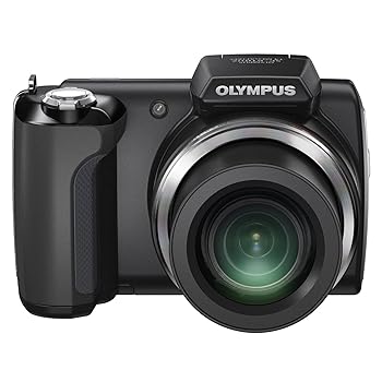 【中古】OLYMPUS デジタル写真機 SP-610UZ 黒いこと 1400万絵素 光学22倍望遠レンズ 広角28粍 3D写真絵役立つこと SP-610UZ BLK