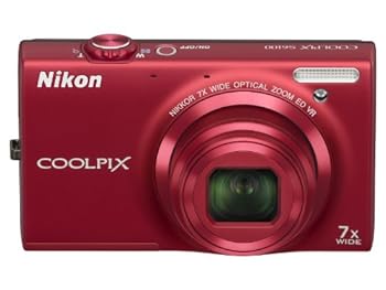 【中古】【39shop】NikonデジタルカメラCOOLPIX★S6100 スーパーレッド S6100RD（良い）｜ドリエム店
