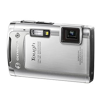【中古】【39shop】OLYMPUS★防水デジタルカメラ TOUGH TG-615 シルバー 5m防水 1.5m対落下衝撃 -10度耐低温 1400万画素 3Dフォト機能 Eye-Fiカード対応 TG-615 SLV(良い)|ドリエム店
