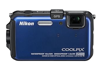 【中古】Nikon デジタル写真機 COOLPIX クールピクス AW100 綿津見青色 AW100BL