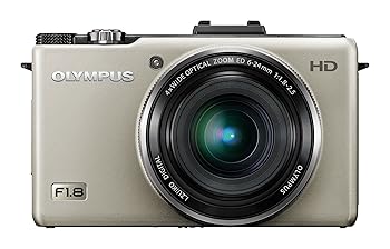 【中古】OLYMPUS デジタル写真機 XZ-1 しろがね色 割り増し金一揃いの道具 1000万絵素 1/1.63型高感じやすさCCD 大差しわたしF1.8 i.ZUIKO DIGITAL水晶体 3.0型有機ELディスプ