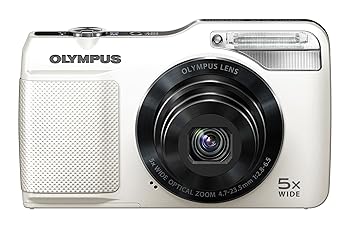 【中古】OLYMPUS デジタル写真機 VG-170 白いこと 1400万絵素 光学5倍望遠レンズ 15m豪然たる閃光電球 高品位テレビ第八芸術 3.0型LCD 広角26粍 VG-170 WHT