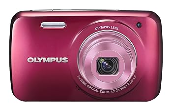 【中古】OLYMPUS デジタルカメラ VH-210 レッド 1400万画素 光学5倍ズーム DIS ハイビジョンムービー 3.0型LCD 広角26mm 3Dフォト機能 VH-210 RED 18,172円