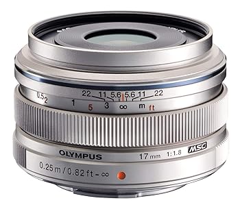 【中古】OM SYSTEM/オリンパス OLYMPUS 単焦点レンズ M.ZUIKO DIGITAL 17mm F1.8 シルバー