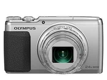 【中古】OLYMPUS デジタルカメラ STYLUS SH-50 1600万画素裏面照射型CMOS 光学24倍ズーム 広角26mm シルバー SH-50 SLV