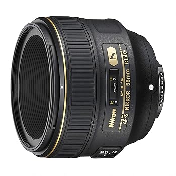 【中古】Nikon 単興味の中心水晶体 AF-S NIKKOR 58粍 f/1.4G Fマウント フルサイズ相応う